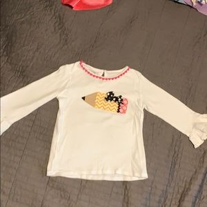 Mudpie baby/toddler girl shirt